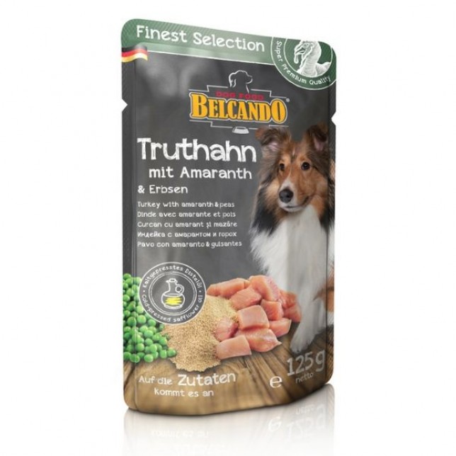 בלקנדו - מחית מזון רטוב הודו, אמרנט ואפונה 125 גרם