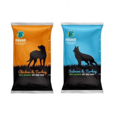 האונד אוכל לכלבים - קומבינציה (עוף הודו+דגים הודו)