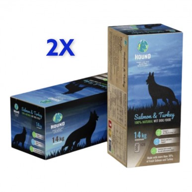 האונד מארז חיסכון  **דגים הודו וירקות**  28 ק"ג (2 מארזים)