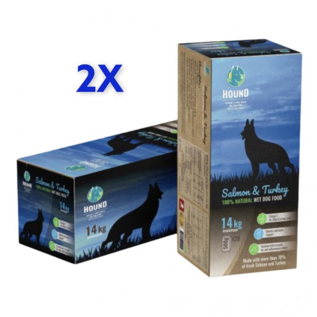 האונד מארז חיסכון  **דגים הודו וירקות**  28 ק"ג (2 מארזים)