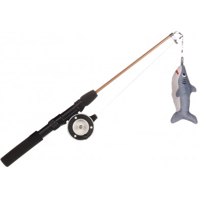 חכה מתארכת לחתול עם פתיון כריש FLAMINGO