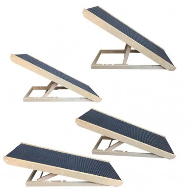 רמפה עלייה לספות/מיטות מתכווננת לכלבים עד 15 קילו 