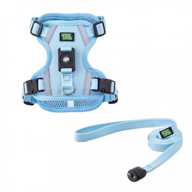 Easy Lock - רתמה + רצועה תואמת בעלת חיבור מגנטי לכלבים קטנים וזעירים (XS)