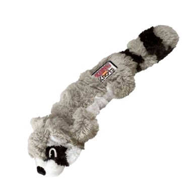 קונג צעצוע לכלב - רקון מצפצף עם חבל נמתח M/L