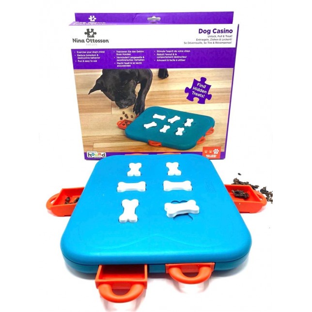 Nina Ottesson - משחק חשיבה לכלבים בשילוב חטיפים Dog Casino