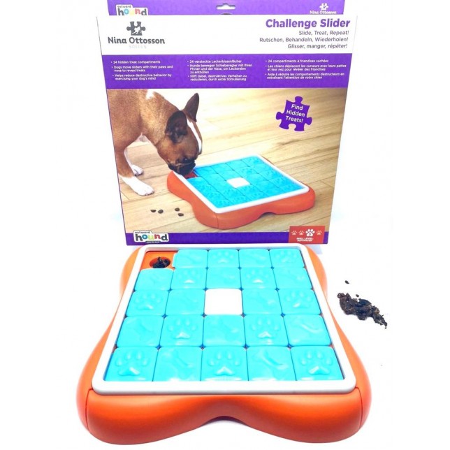 Nina Ottosson - משחק חשיבה לכלבים בשילוב חטיפים challenge slider