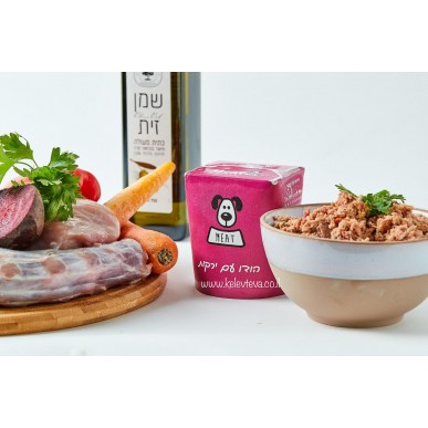 מיט אוכל טבעי לכלבים - הודו וירקות 1 ק"ג