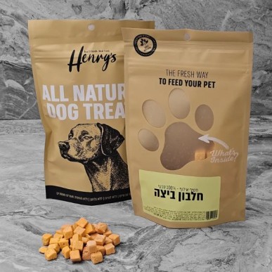 הנריס - חטיף קוביות חלבון ביצה לאילוף 