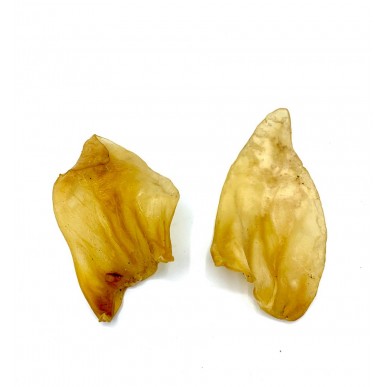 אוזן בקר בינונית טבעית מיובשת 2 יחידות