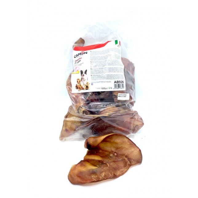 אוזני חזיר טבעיות ענקיות - מארז 1 ק"ג