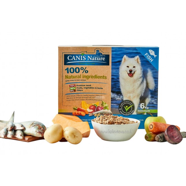 קאניס נייצ'ר דגים וירקות 6 ק"ג