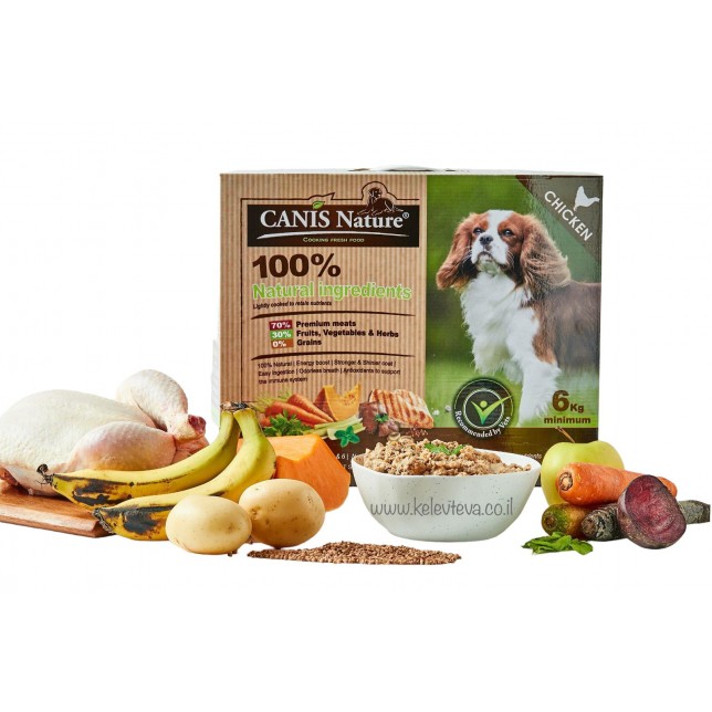 קאניס נייצ'ר - עוף וירקות 6 ק"ג
