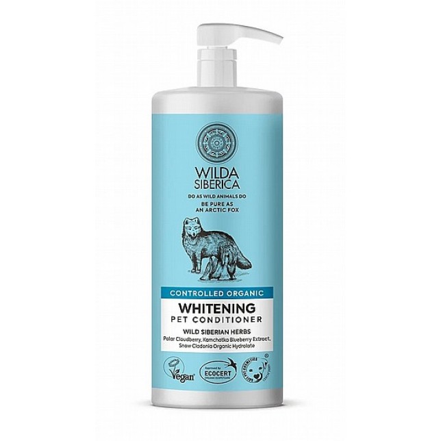 Wilda Siberica - קונדישינר אורגני לכלבים לבנים ובהירים (תכלת)