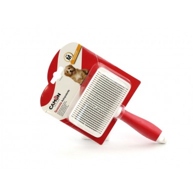  CAMON - מסרק להברשה לפרווה ארוכה/כפולה עם לחצן לניקוי עצמי