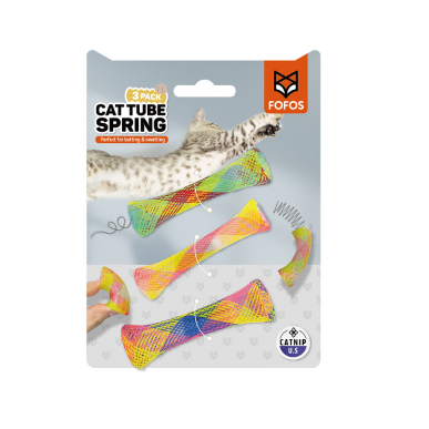 FOFOS -  גלילי קפיץ במילוי קטניפ 3 יח'