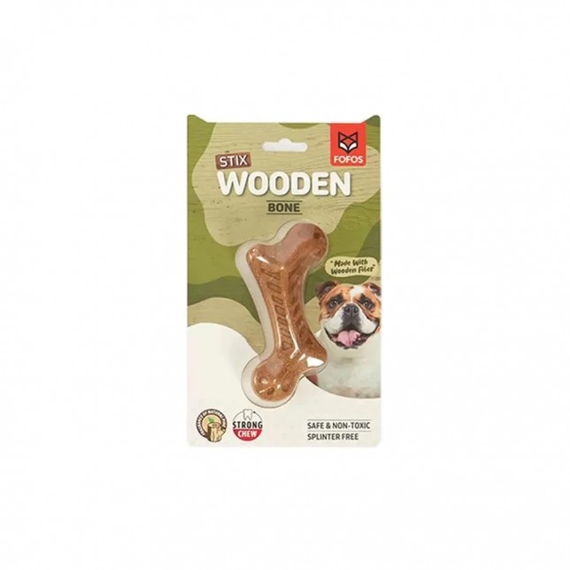 FOFOS - צעצוע לעיסה דנטלי מעץ טבעי BONE