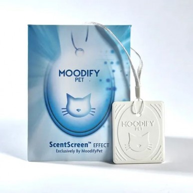מודיפיי פט Moodify Pet – תליון מהפכני מנטרל ריחות לארגז חול בפטנט עם מכון ויצמן